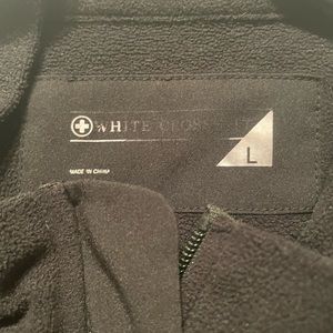 white cross fit sweater